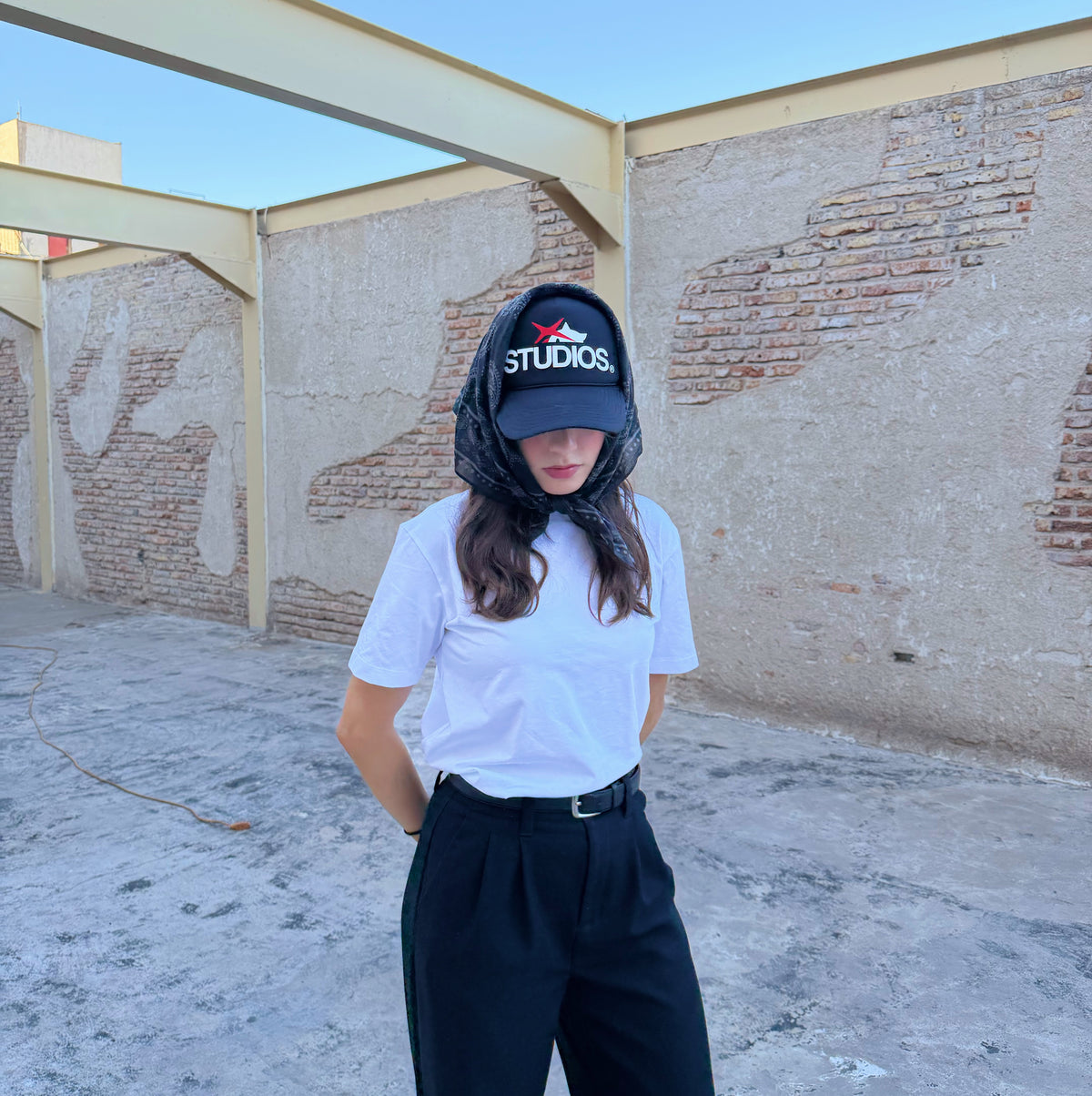 Studios Red Logo Trucker Hat